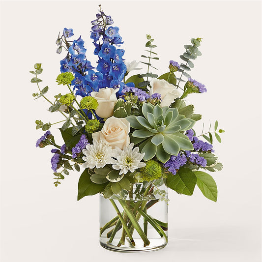 Cerulean Waves Bouquet – LARRY FLORAL & GIFTS, Petersburg VA